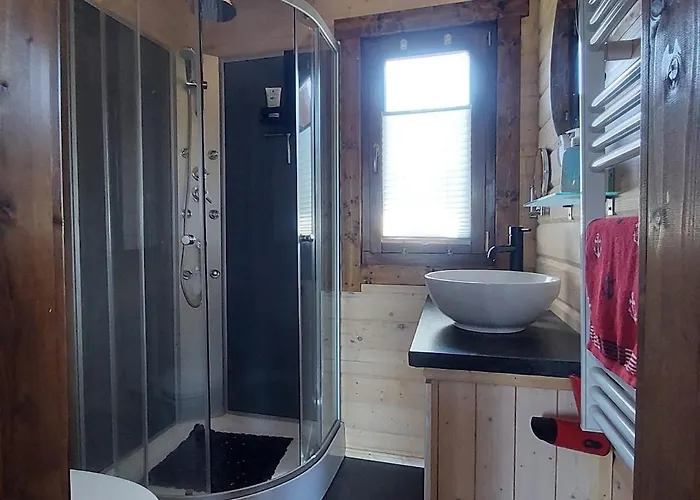 Luettjes Hus Hinterm Deich 샬레 Mönkebude